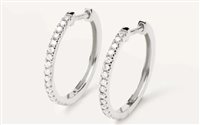 Orecchini Sangiorgi Preziosi Donna in Oro bianco Diamante 0.80 Ct VE28786DWS - VE28786DWS